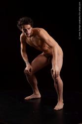 Nude Man Black Standard Photoshoot Realistic